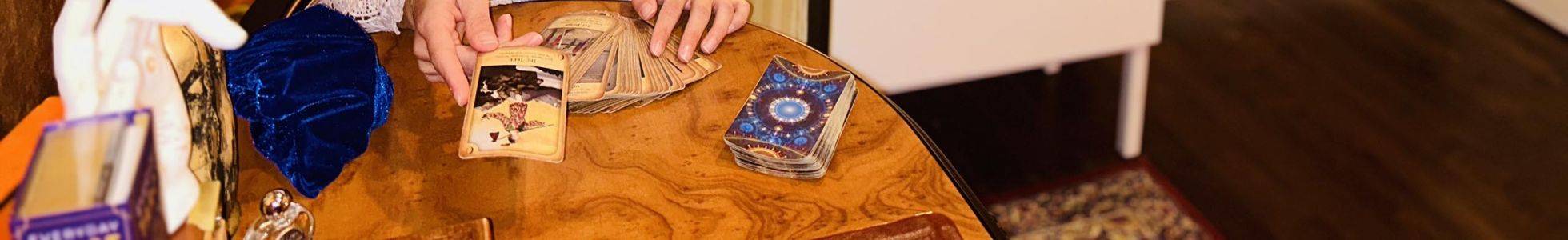 Reading Tarot cards